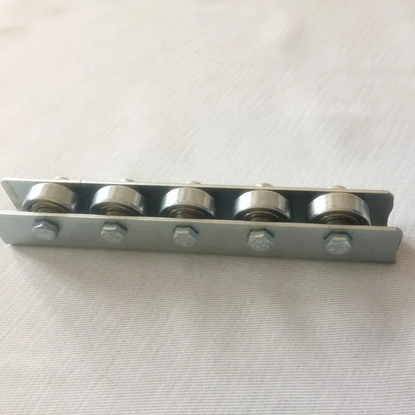 Steel plate fluent strip bearing wheel fluent strips  metal iron flow strip ball bearing slide for conveyer system