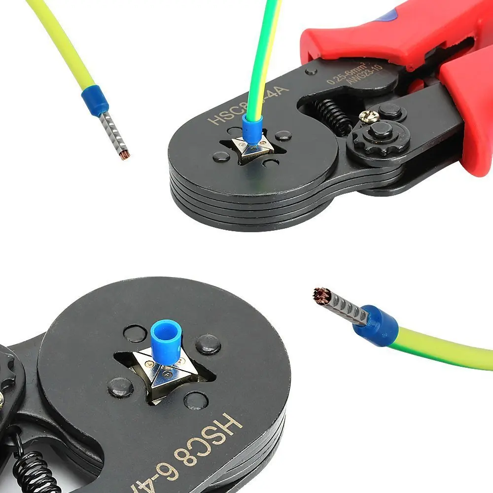 China Factory Price Multipurpose Adjustable Electrician Cable Wire Terminal Hand Crimper Crimping Plier Tool