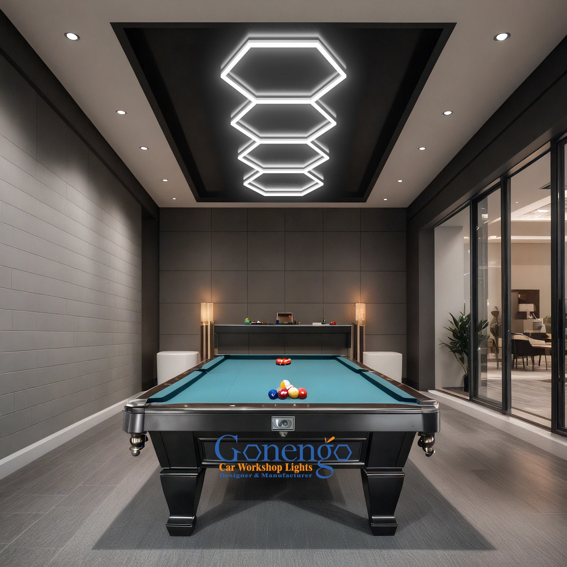 Оптовая продажа оборудование для автомашин тренажерный зал сборка сотового освещения гаражной бильярдной