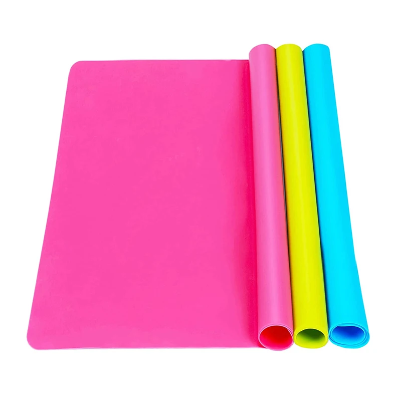 Custom Anti Slip Silicone Painting Mat Non-stick Silicone Mat Heat resistant Easy Clean Silicone Mat For kitchen
