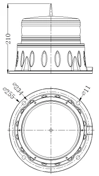 Reasonable Price Middle UAE Popular Solar LED Marine Light IALA Standard for Boat Yacht Channel Lighthouse