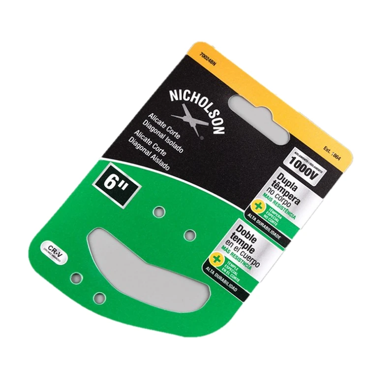 The manufacturer supplies and produces PVC plastic card insert card for packaging and customized clear plastic hang tag