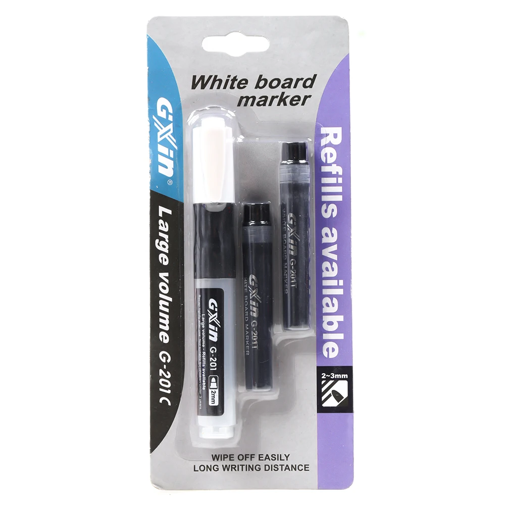 Gxin G-201C большой емкости многоразового сухое стирание Маркер для белой доски и пополнения чернил