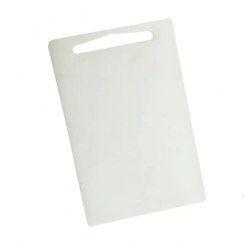 Hard heat resistant packinghouse PP plastic chopping board/cutting board Rectangle white pp plastic chopping board