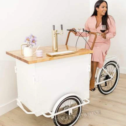 Wholesale price  mall cafe kiosk mobile mall cafe cart wooden for sale