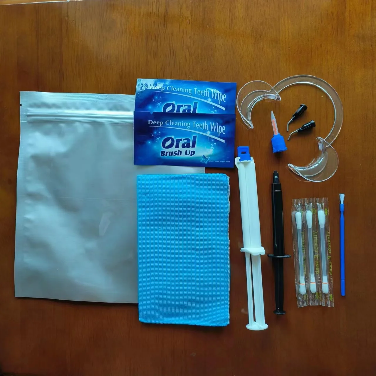 One Patient Per Foil Bag Professional 44% Hydrogen Peroxide Teeth Bleaching Gel Kit 10 Minutes Instant Whitening Gel