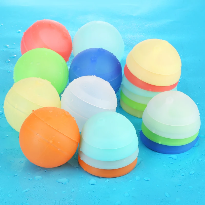 Custom Logo Trending New Arrival 2024 Kid Summer Toy Close Self Sealing Quick Fill Balloon Bath Silicone Reusable Water Bombs