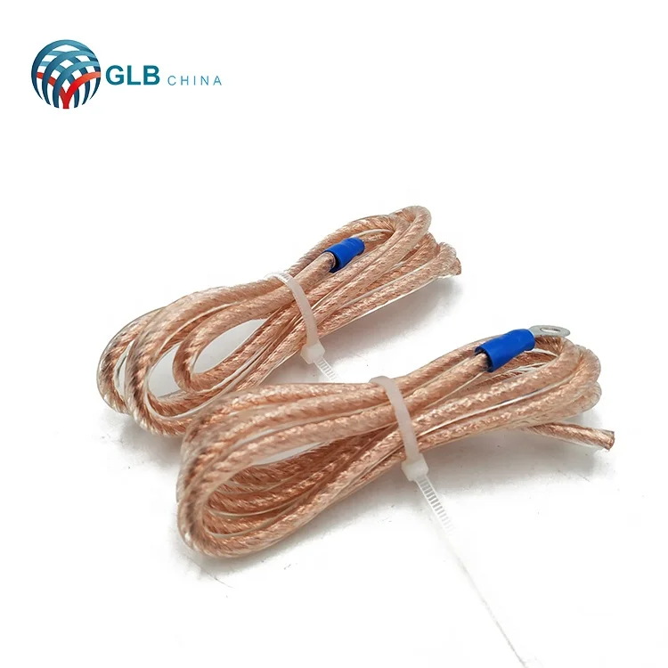 Hot Selling Cu-ETP High Current bare copper braided wire 25mm flat tinned braid cable