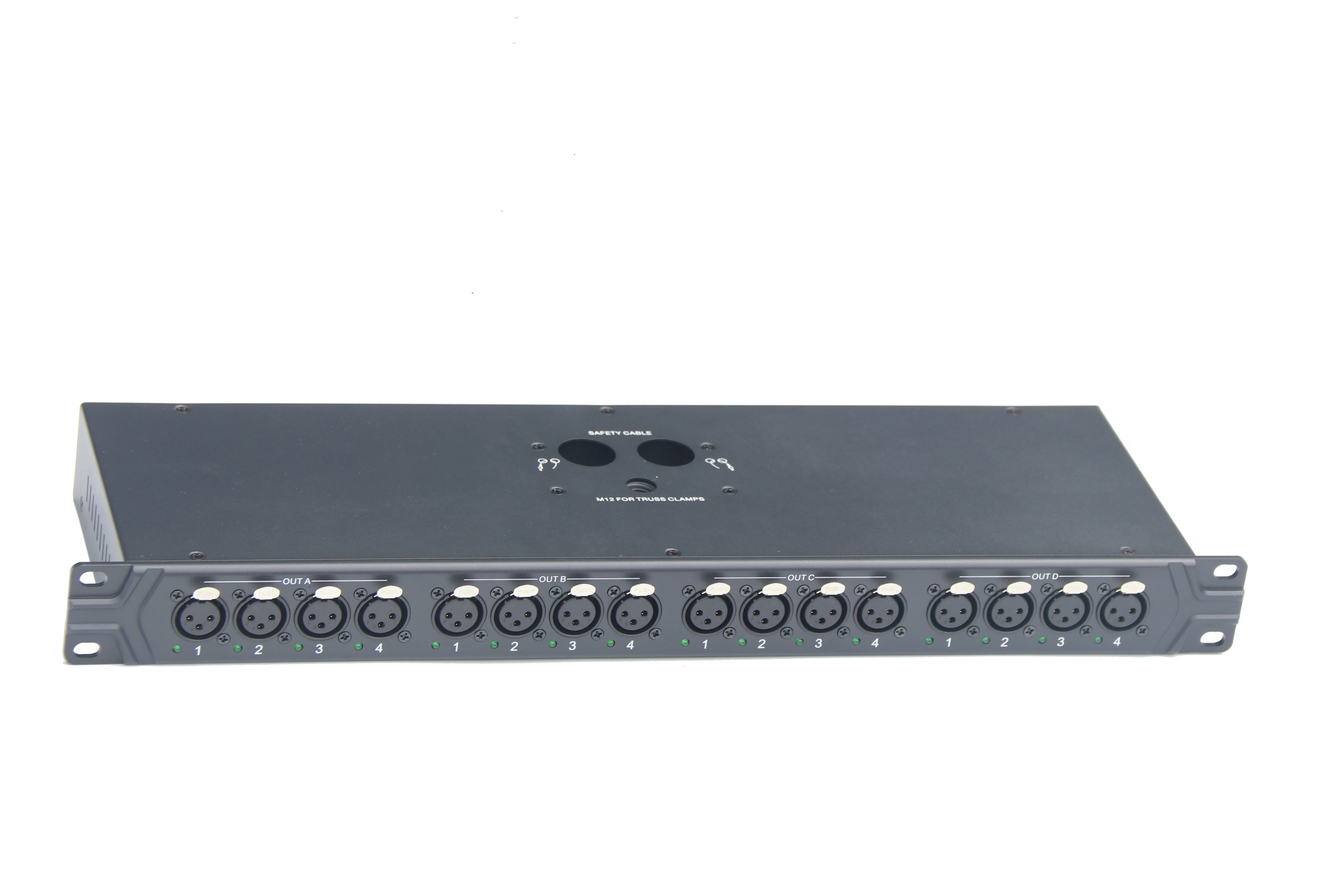 Updated Version Profesional  3 or 5 pin DMX Isolated Splitter 8/12/16  way dmx signal splitter true 1 input
