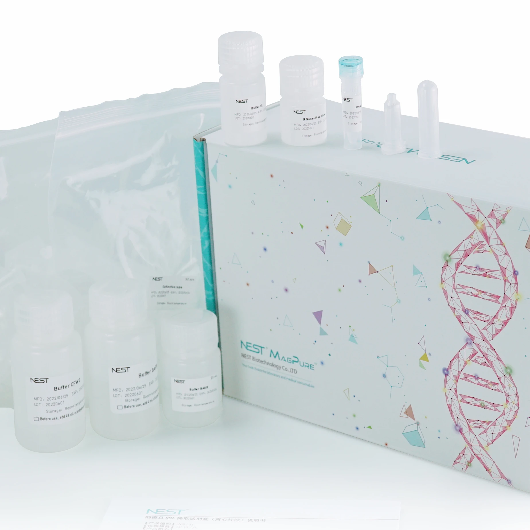 Bacteria Total RNA Purification Kit Through Spin Column Method