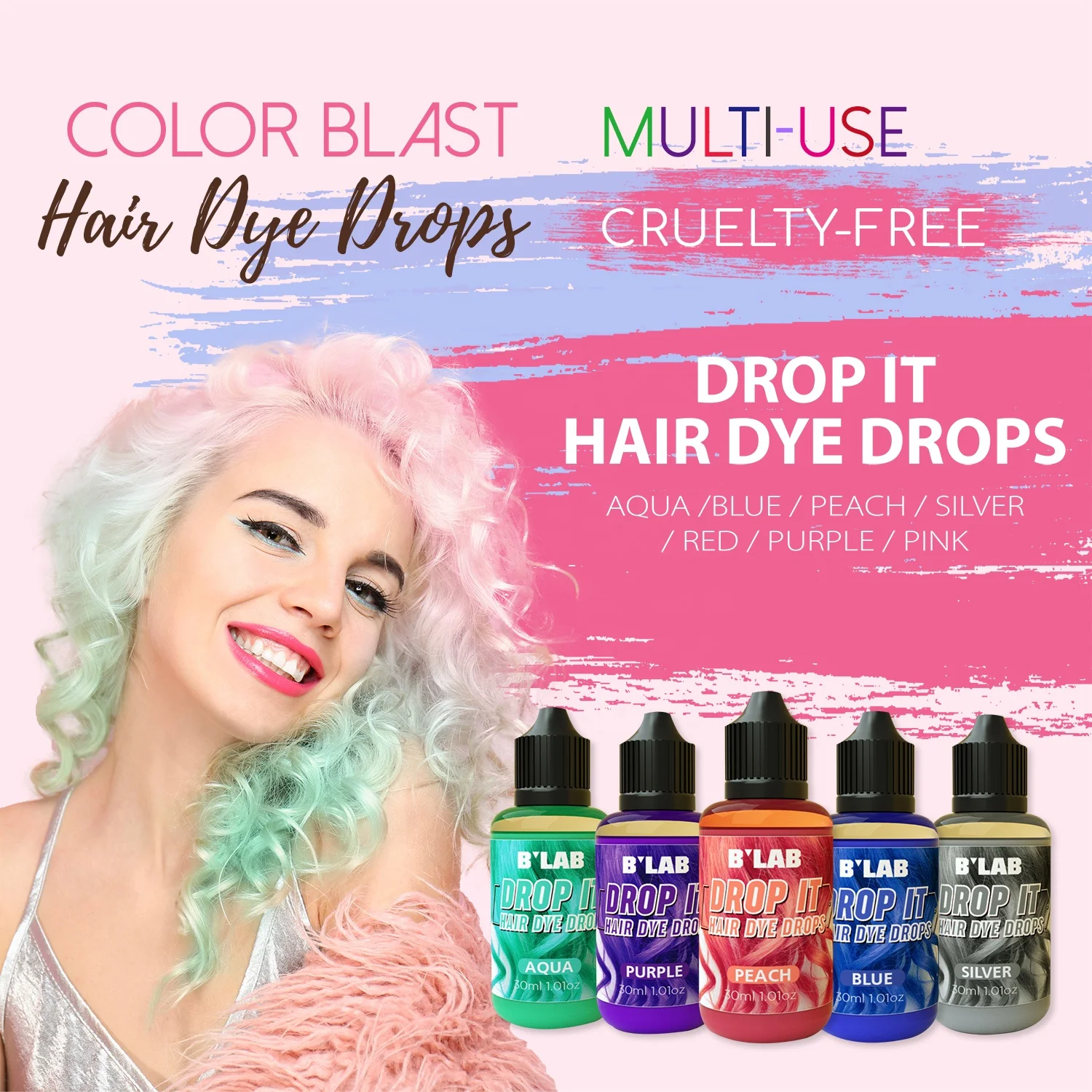 Hair Color Cream Hair Dye for Professional Salon Color Lightening Low Ammonia Hair Dye Cream Semi Permanent Dye Color