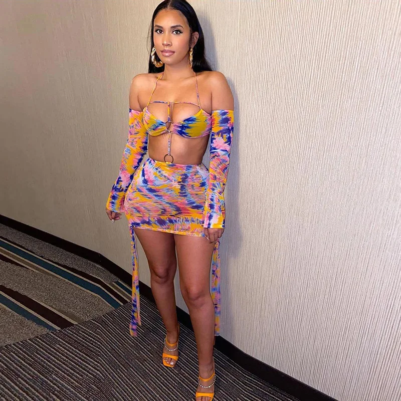 
Summer 2021 Hollow Out Halter Turkish Clothes Floral Casual Dresses Printed Dresses Women 