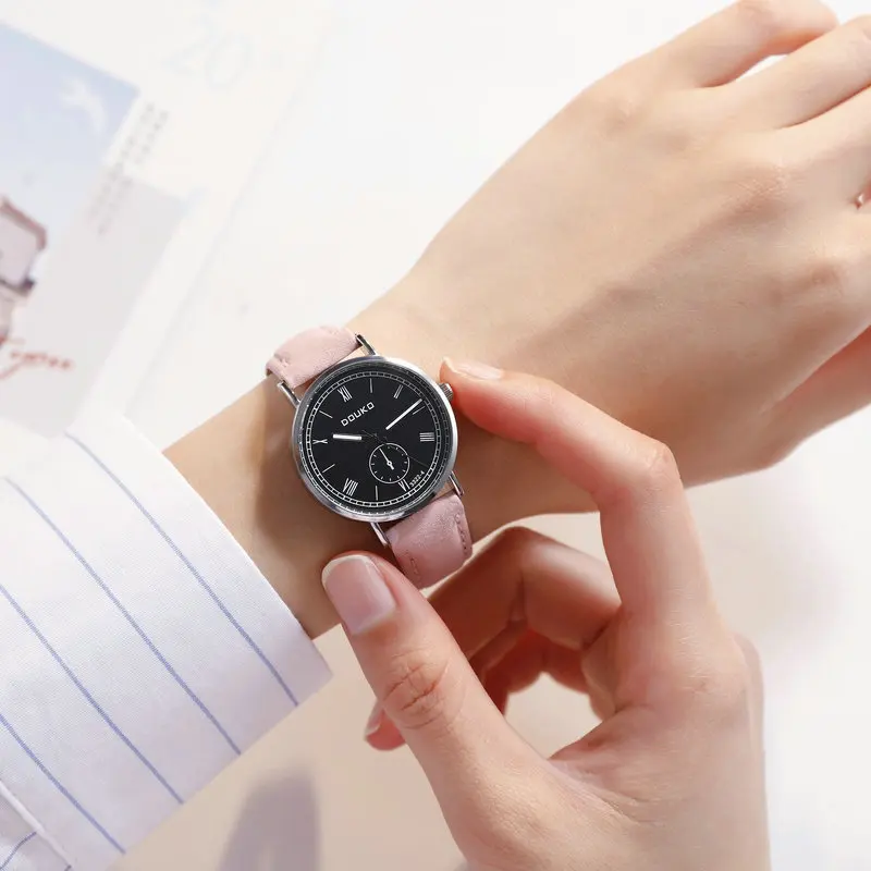 Chinese Wholesale OEM ODM Privite Brand High Quality Quartz Wrist Watch Creative Unique Design Leather Women Wrist Watch