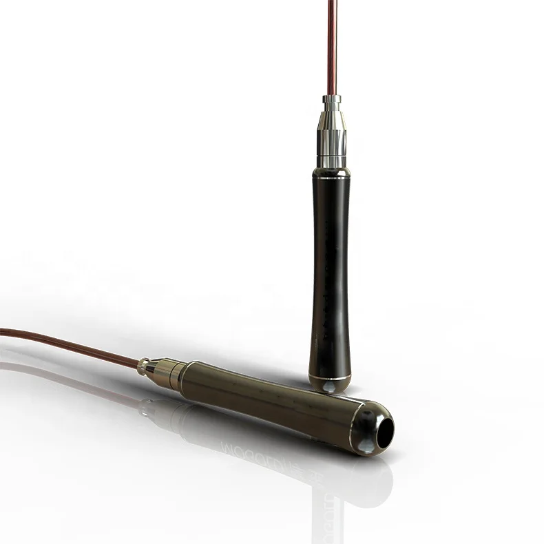 Steel Mogold Cross Bearing 1Lb Flashing Polyester Ball High-Speed Skipping Rope Heavy Weighted Speed Skipping Rope Jump Rope