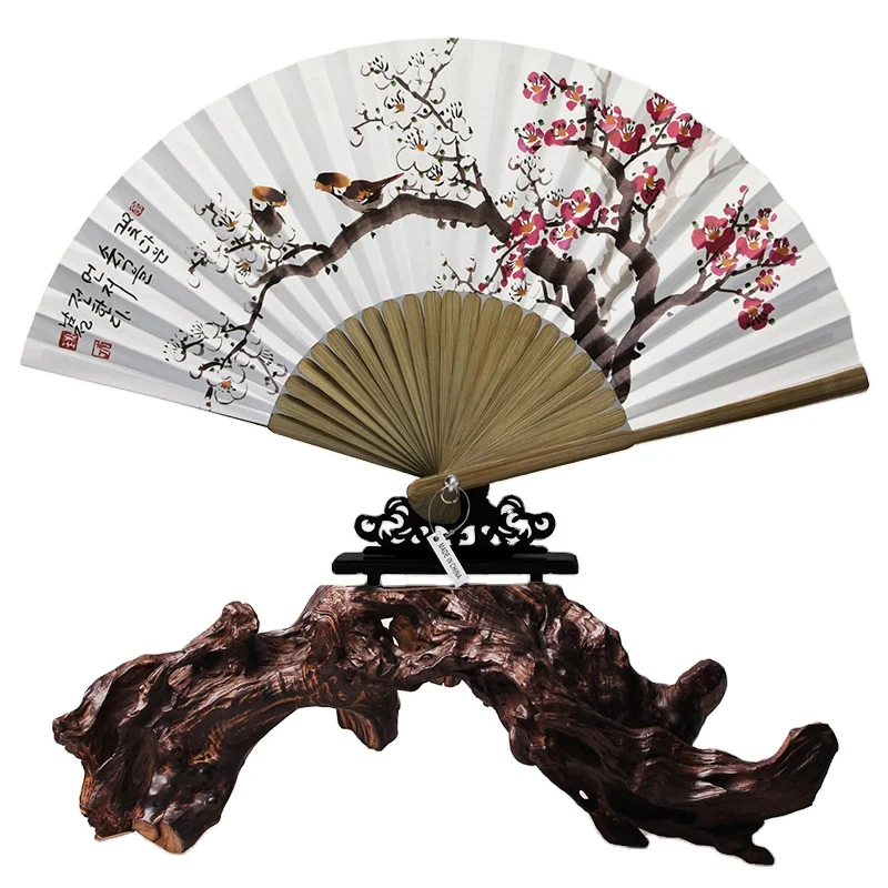 Durable Using Natural Handmade Custom Bamboo Festival Hand Fan