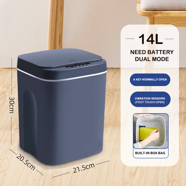 Automatic Rubbish Bin Waste Bin USB Chargeable Smart Trash Can Smart Trash Can Automatic Sensor Dustbin