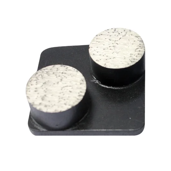 Double Rounds Redi Lock Diamond Metal Floor Polishing