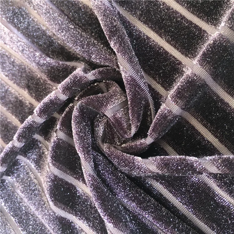 ICE VELVET FABRIC KS VELVET WARP KNITTING KOREAN STRETCH CRUSH VELVET KOREA POLYESTER SPANDEX FOR LUXURY DRESS INDIA