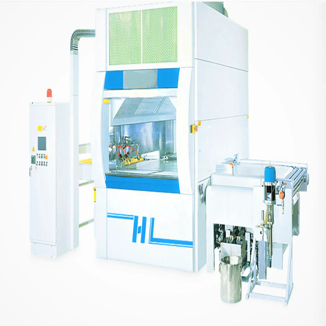 reciprocating uv spray line automatic varnish spraying machine