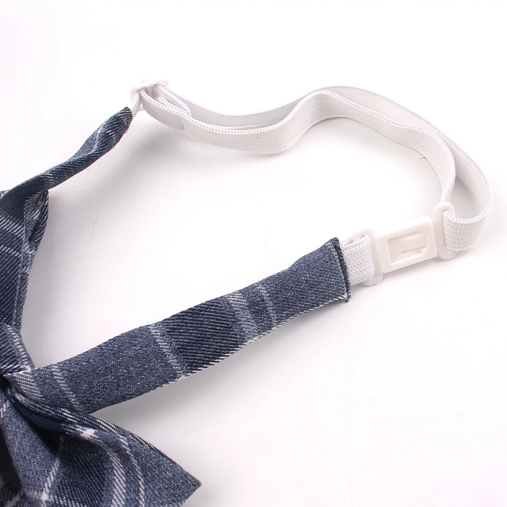 Wholesale School Uniform Collar Butterfly Bowknot Adult Bow Ties Girls Plaid Bowtie Casual Bow tie For Women