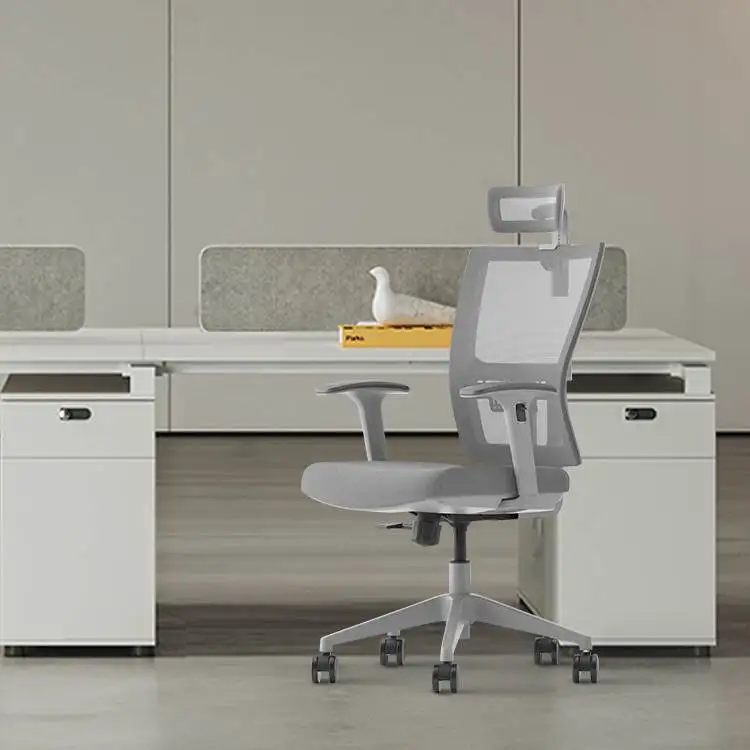 Stylish Modern Lift Executive Swivel Mesh Chair with Adjustable Headrest for Home Work Foshan Computer Conference Office Chair