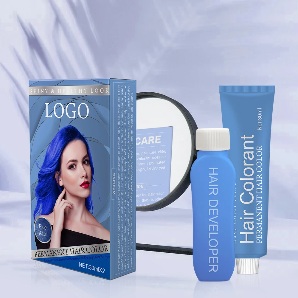 Wholesale Nature Professional Private Label PPD Free And Ammonia Free Permanent Hair Dye Color Cream