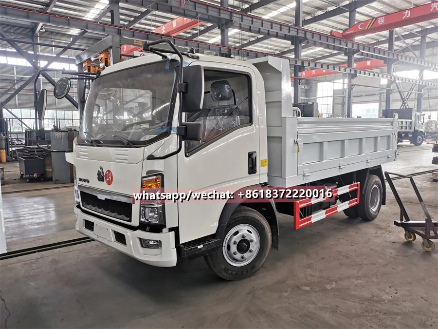 Мини-самосвал Sinotruk HOWO 4x4 4wd 5 тонн трехстороннего разгрузочного самосвала для продажи