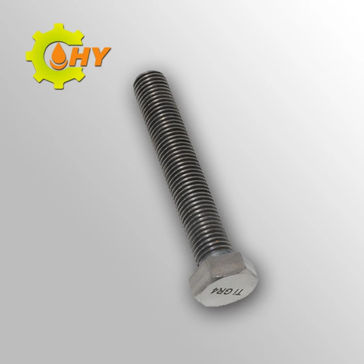 China Supplier Gr1 Gr2 Gr3 Gr4 Gr5 Gr7 Gr12 M2- M64 Astm A325 Astm A574 Titanium Screw