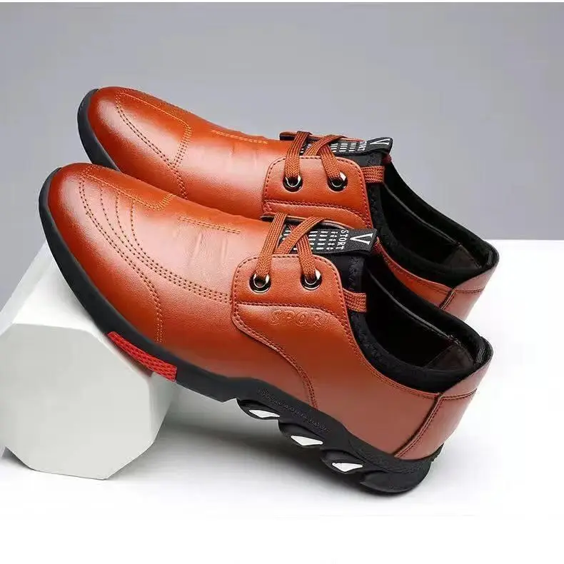 Formal Men Leather Shoes Genuine Leather Oxfords Shoes High Quality Mens Casual Cheap Shoes