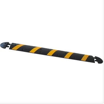 Rubber Speed Bumps Traffic Driveway Heavy Duty Speed Bump Hump For Asphalt Concrete Garage Gravel Roads