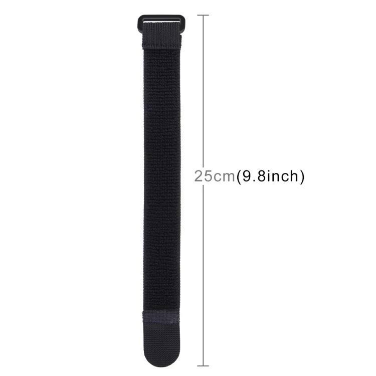 Black Hook and Loop Fastener Elastic strap with hook for remote control Hand Wrist Strap for GoPro