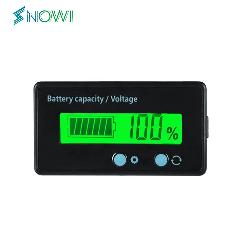 GY-6S 12V/24V  LCD Car Lead-Acid Lithium Battery Voltmeter Voltage Tester battery Voltage meter Battery Capacity Indicator