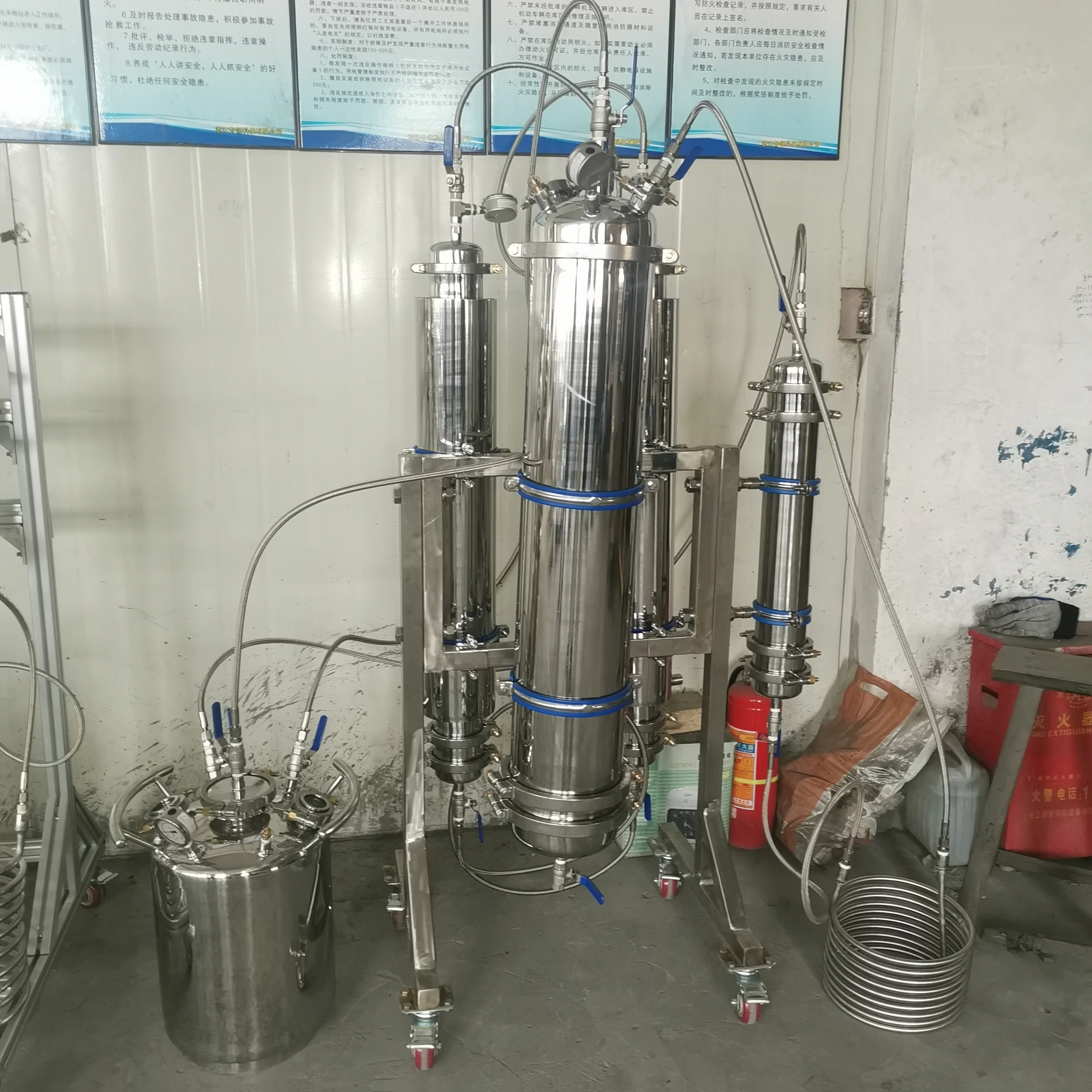 Stainless Steel 20 lbs Closed Extractor Machine use for Butane