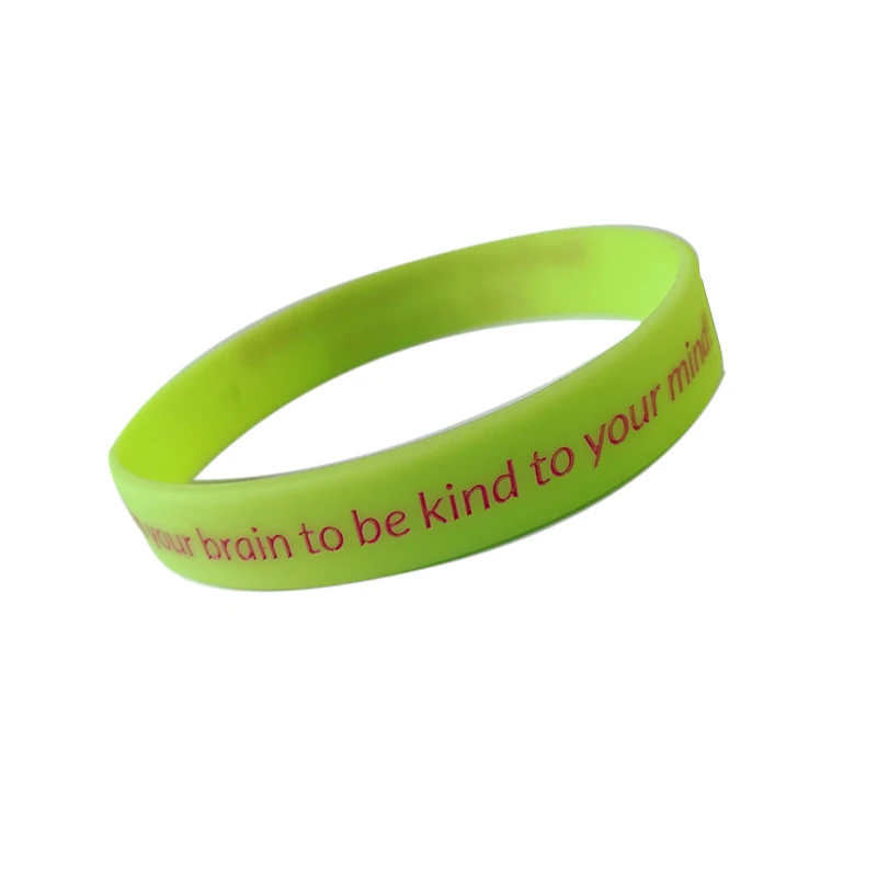 Manufacturer promotional gift no minimum  Silicone Bracelet Wristband