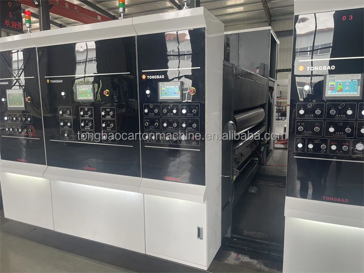 Corrugated Cardboard Food Pizza Box Slotter Die Cutter Flexo Printing Machine