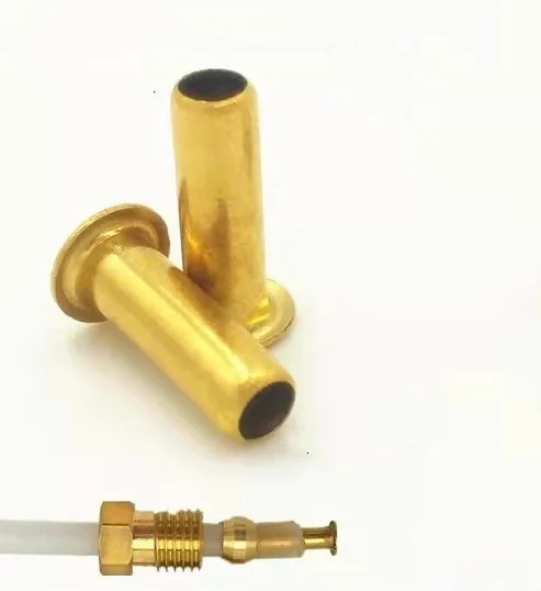 4mm 6mm 8mm brass tube bushing  oil tube inner nylon hose core compression sleeve fittings