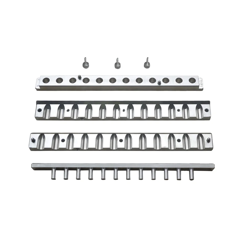 12 holes can be customized factory special lipstick mold 7075 aluminum easy demoulding