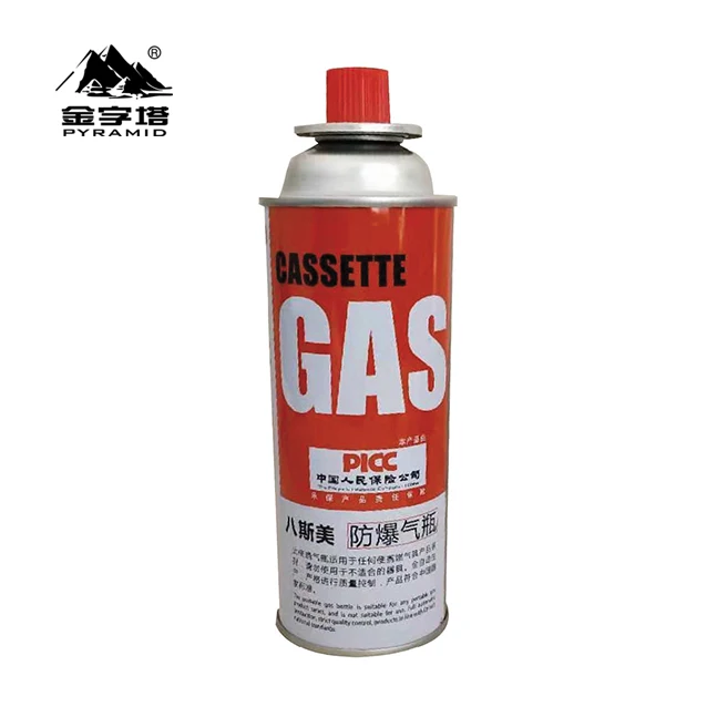 BBQ Camping Butane Gas Cartridge New Style for Portable Gas Stove