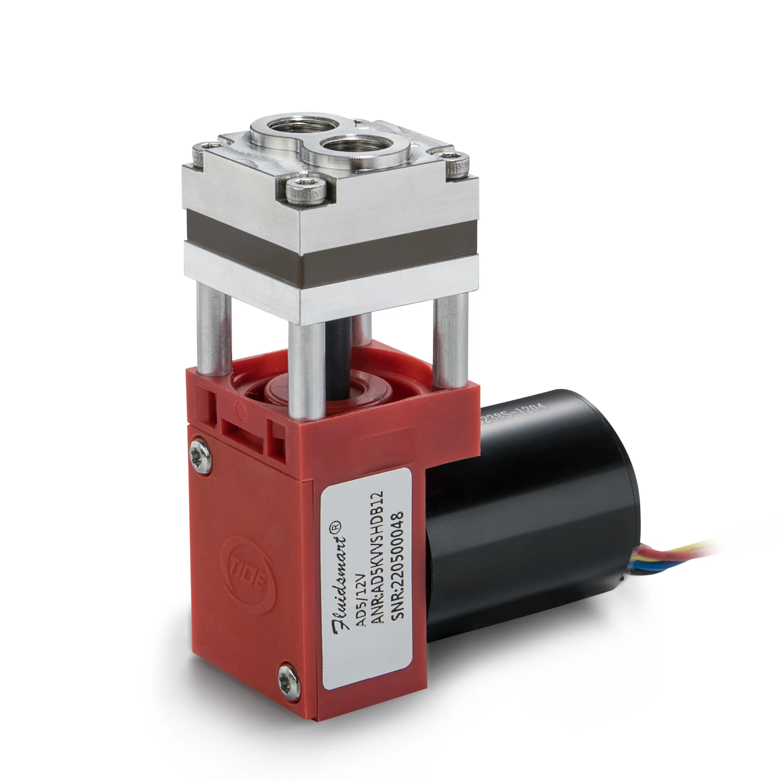 Long life 24v dc anti-corrosion stainless steel pump head mini air pump resistant to high temperature of 120 degree centigrade