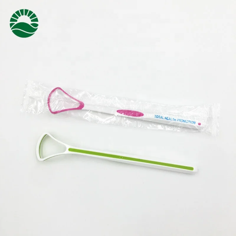 Hot selling plastic tongue cleaner for adult
