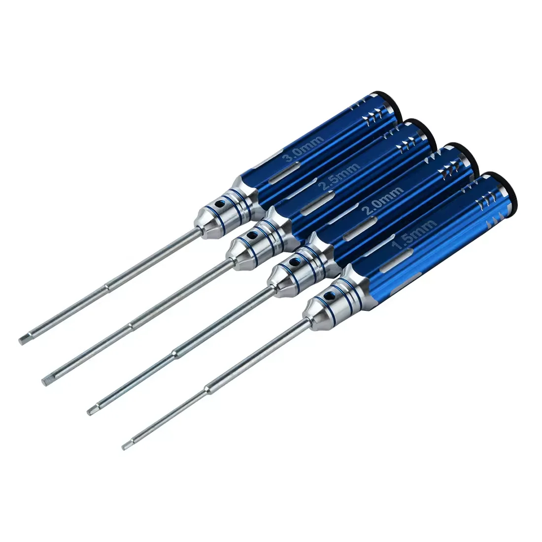 Professional 4Pcs Screwdriver Set 1.5 2.0 2.5 3.0mm Hexagon Head Tools Customizable OEM Support for FPV RC Helicopter RC Car