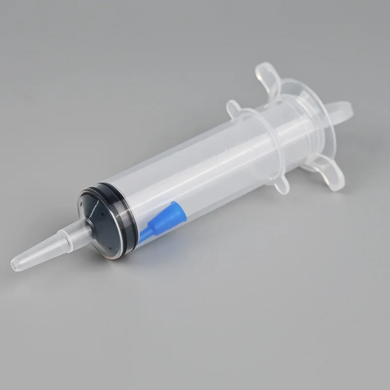 Conod customized with ring top 60ml Irrigation Syringe Plastic Piston Irrigation Syringe