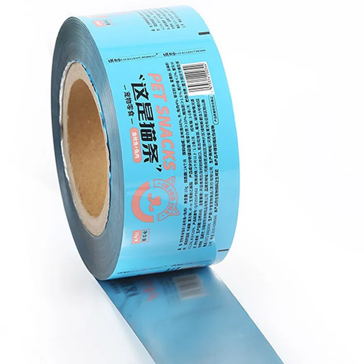 Custom Printed Food Packaging Roll Film Laminated Plastic Flexible Packaging Roll Plastic Film Sachet Roll