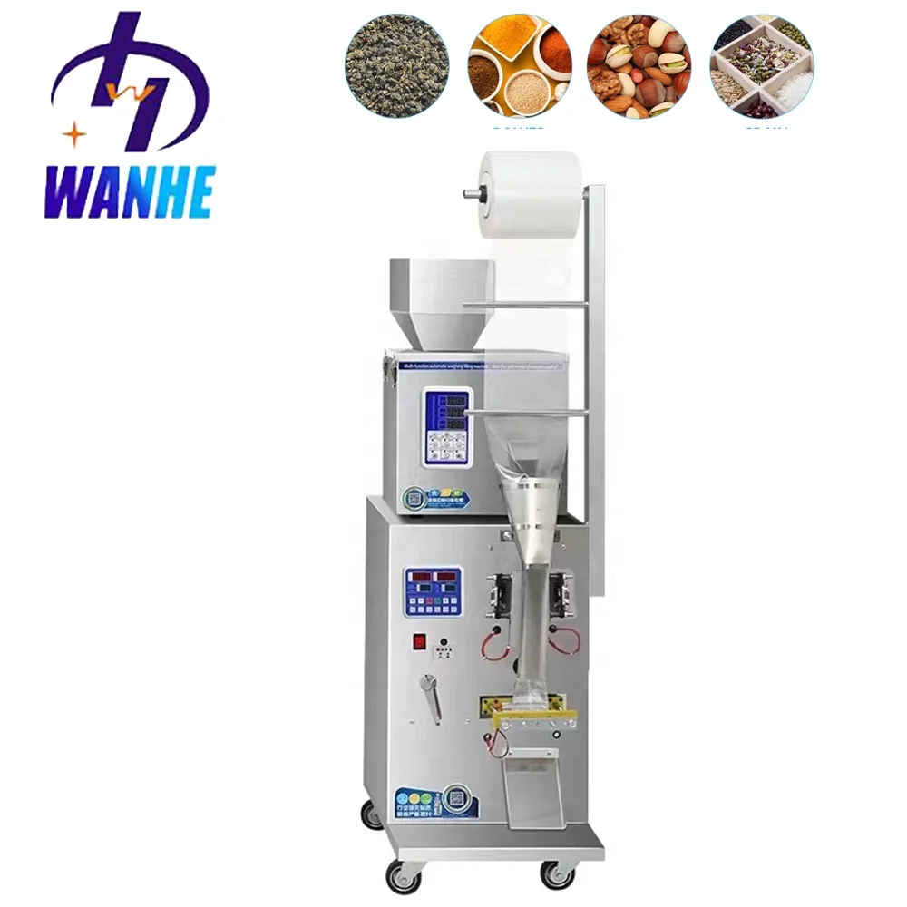 Automatic white sugar filling weighing packaging machine  Bean granule packing machine
