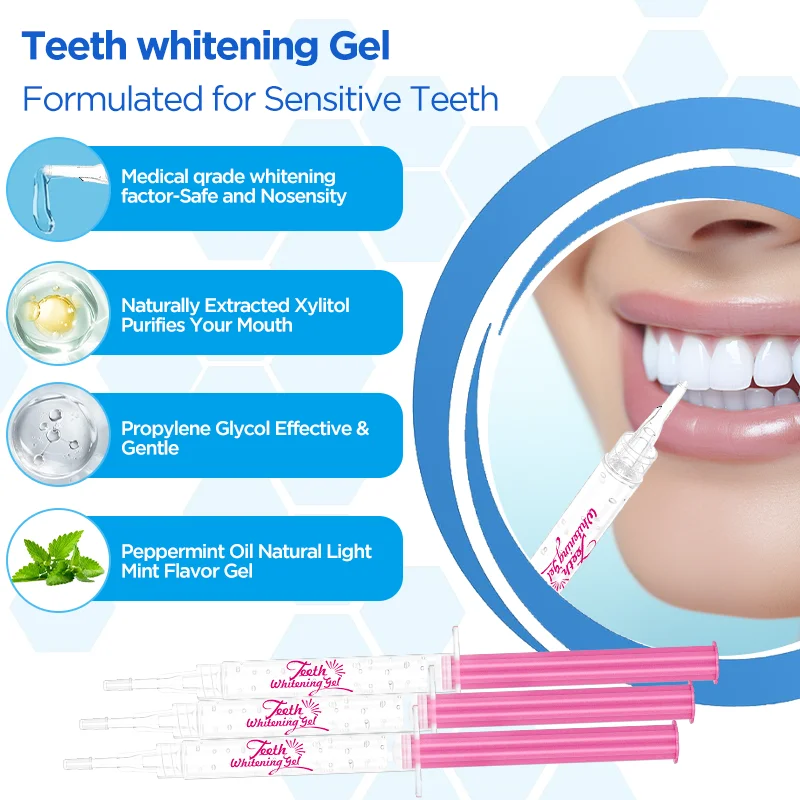 35% Hp Non Hydrogen Peroxide Gel Produit Pour Soigner Les Dents Et Blanchir Bleaching Syringe Teeth Whitening Gel Professional