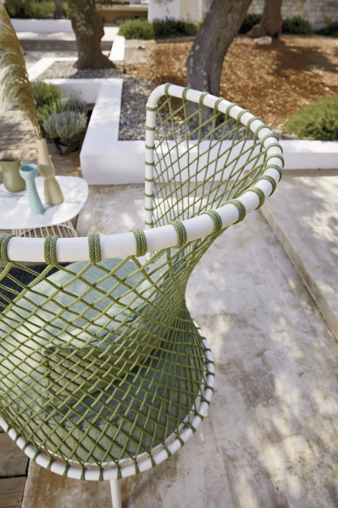 Chinese garden Furniture Waterproof Fabric Outdoor Rope Lounge Sofa Set