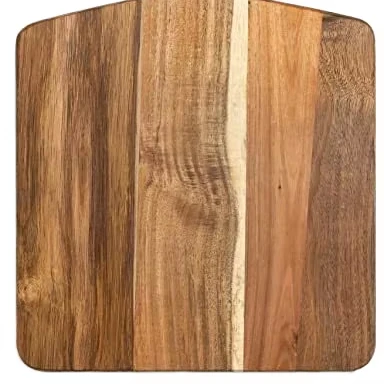Wholesale Laser Marked Dark Light Kitchen Bulk Bamboo Acacia Walnut Olive Oak Teak Chopping Board with Handle