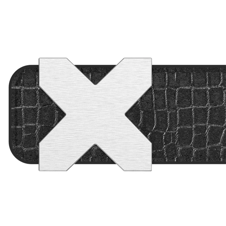 Профессиональный дизайн от производителя, металлическая белая буквенная Пряжка, Пользовательский логотип