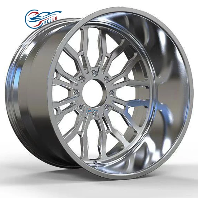Forged single wheel rims for offroad 22/24/26/28/30 inch Polished Floating Hot Sales