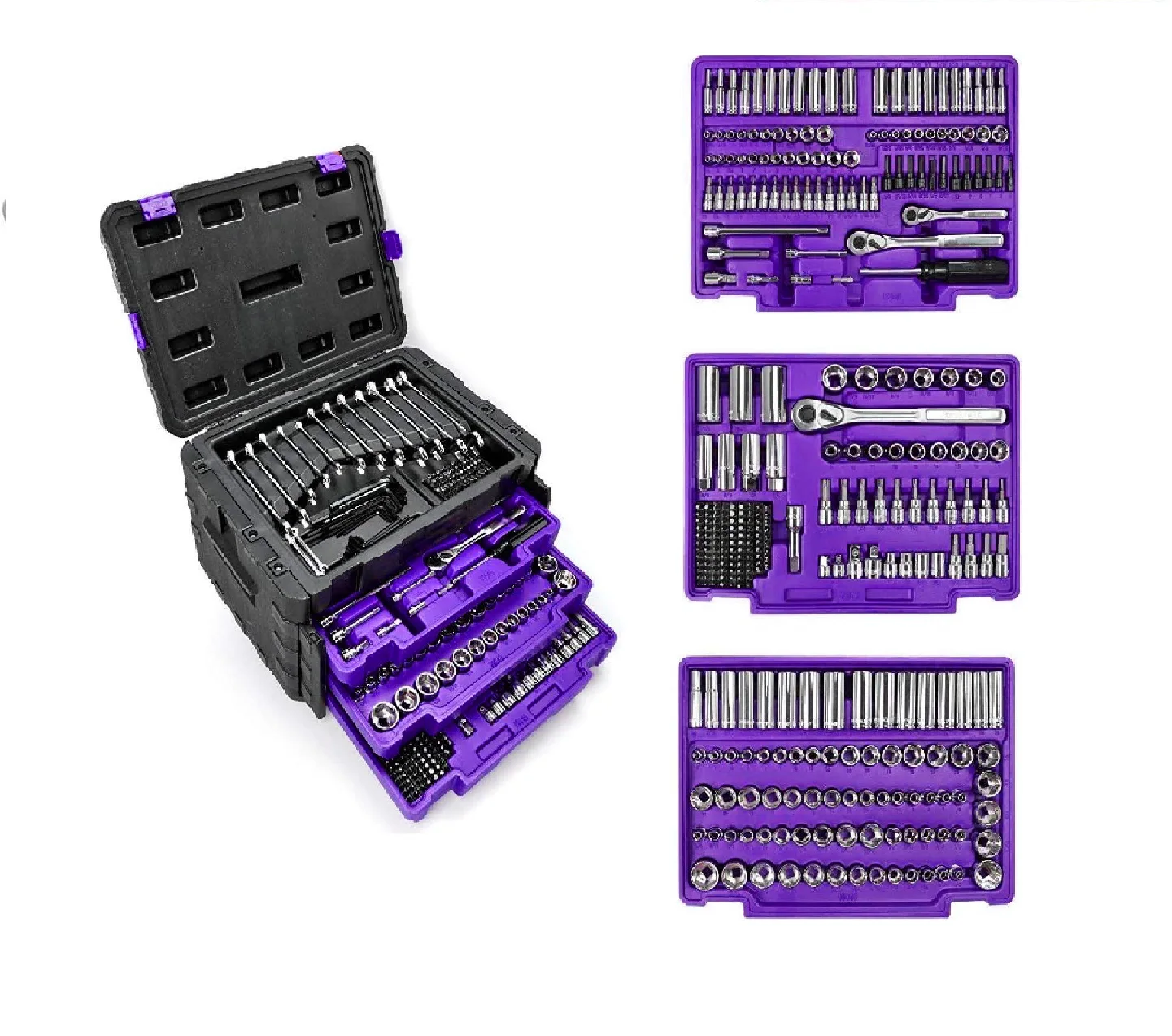 450 PCS Customization Maintenance repair tool set auto mechanical tools sets kit storage case combo